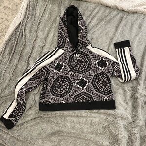 US XS cropped adidas hoodie
